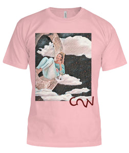 C2W- Fun Amongst the Stars Soft Pink Unisex T-Shirt  Unisex Cotton Tee Bella Canvas Tee