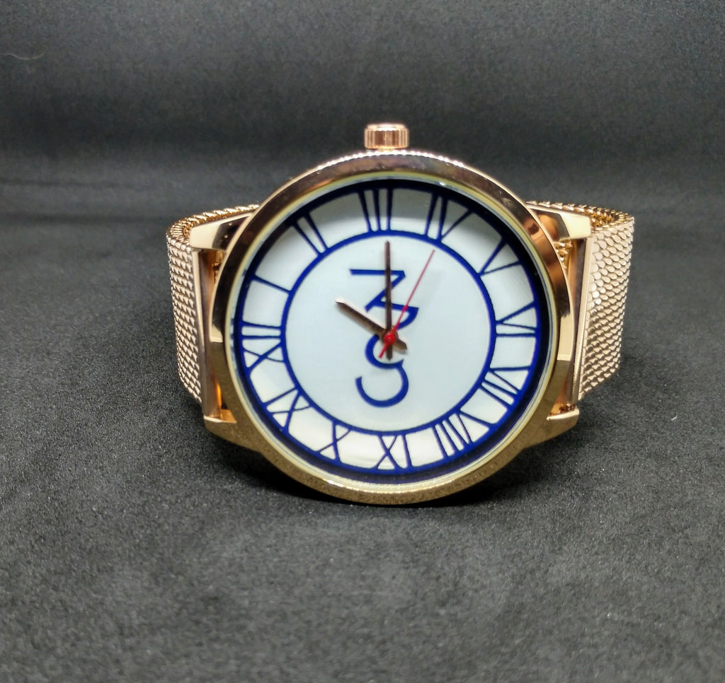C2W- White & Blue KISS Watch (40mm & 34mm) (10 Band Variants)