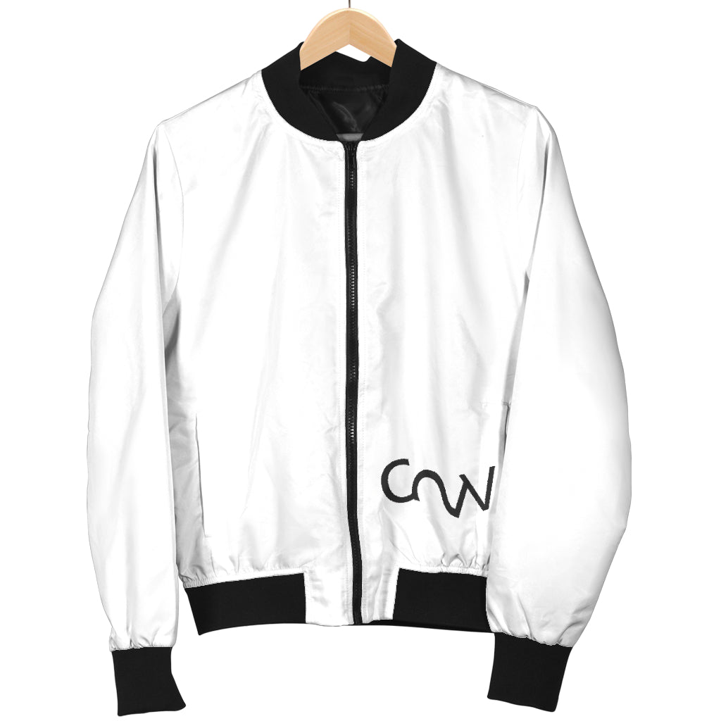 C2W- Men's Alpha White Bombers Jacket