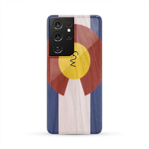 C2W- Colorado Wood Grain Cell Phone Case