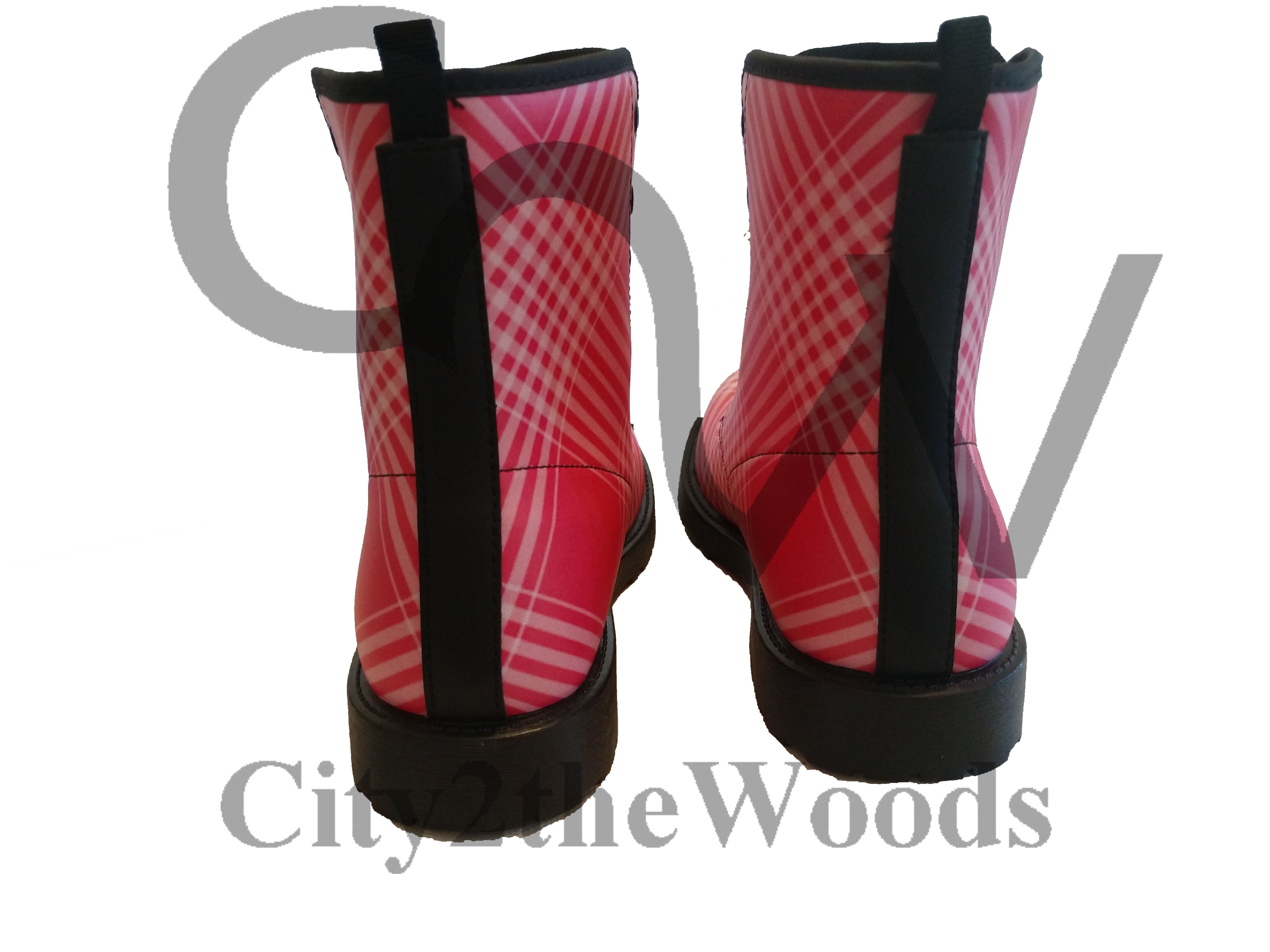 C2W- Women's Pink Plaidium